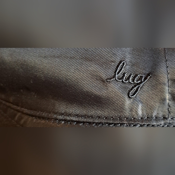 NWT Lug Reversible Red Polka Dot & Black Summer Beach Canopy Bucket Hat Cap - Picture 3 of 5